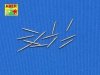 Aber 350L-03 Set of 12 pcs 127mm type 89 A/A short barrels for Japan ships (1:350)